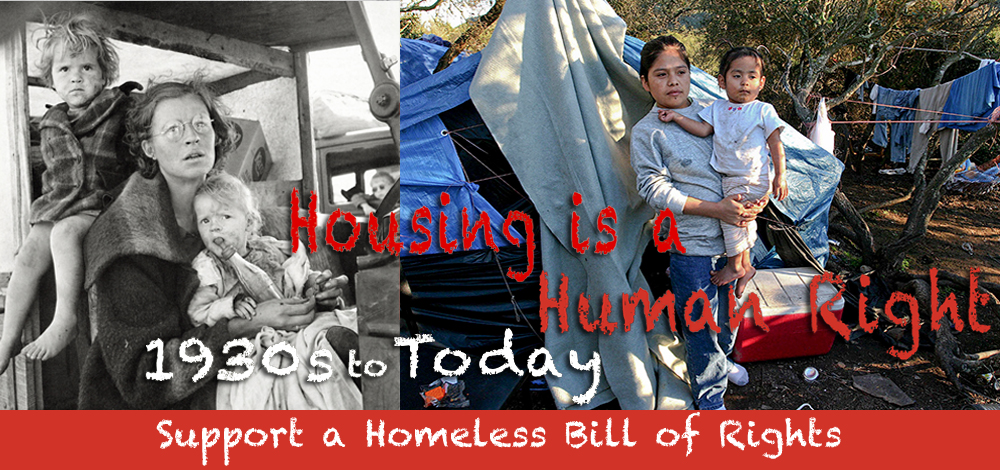 Housing is a Human Right - Support a Homeless Bill of Rights